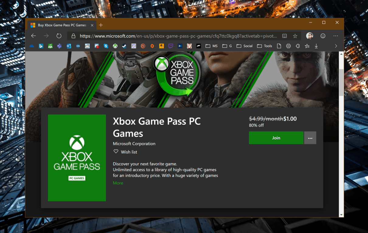 microsoft xbox pass