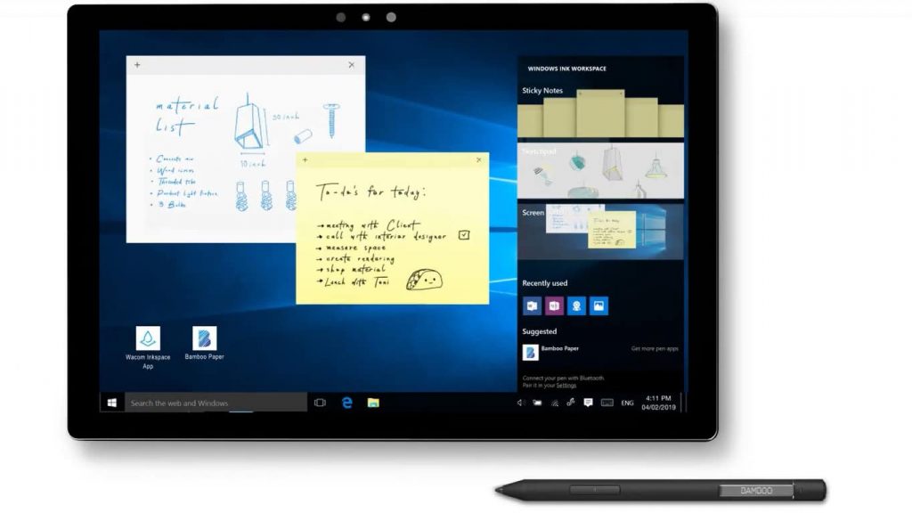Bamboo Ink Plus announced, a new stylus alternative for Windows 10 ...