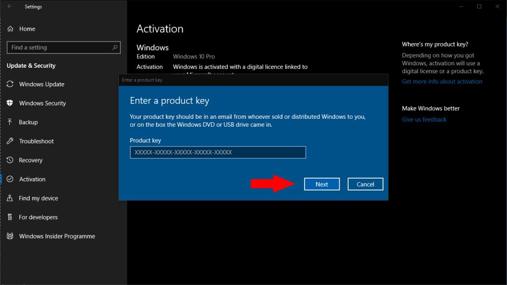 How to change your product key in Windows 10 - OnMSFT.com