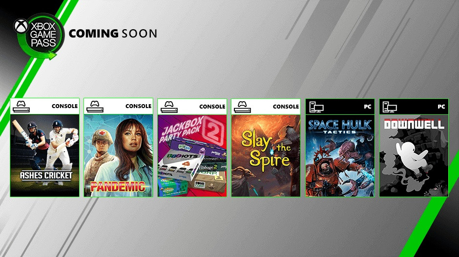 coming soon xbox game pass