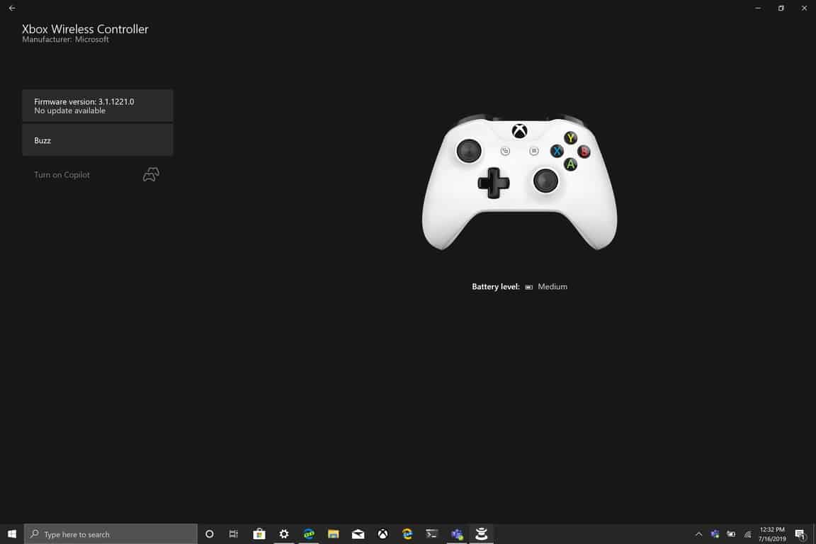 How To Check The Battery Level Of Your Xbox One Controller On Windows 10 Onmsft Com