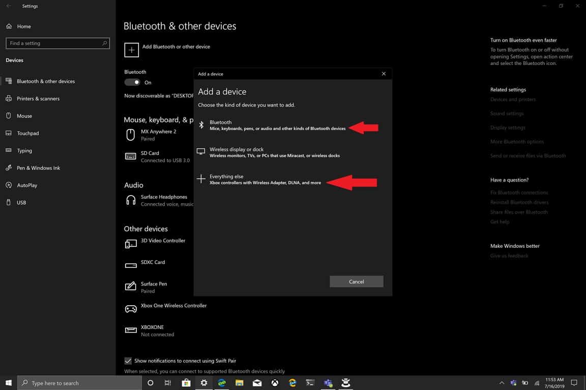 How To Check The Battery Level Of Your Xbox One Controller On Windows 10 Onmsft Com