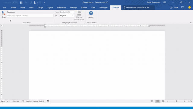 Microsoft Garage project Dictate now integrated into Office and Windows