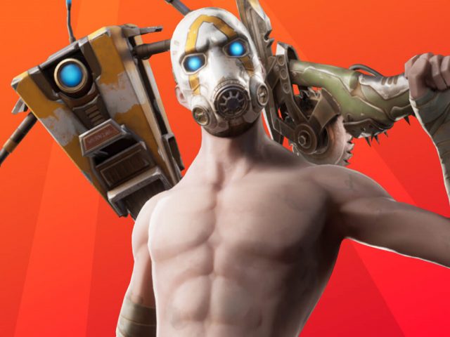 Fortnite video game with Borderlands content on Xbox One