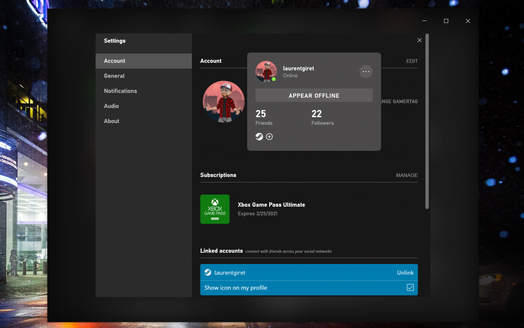 Windows 10 Xbox game bar adds chat and Spotify integration