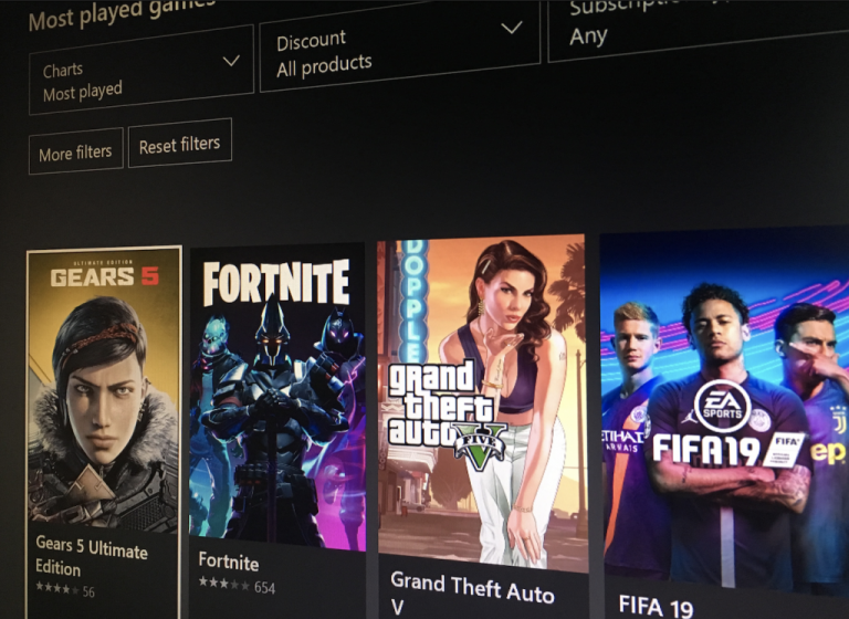 Gears 5 is currently the most played game on Xbox One, beating Fortnite and GTA V