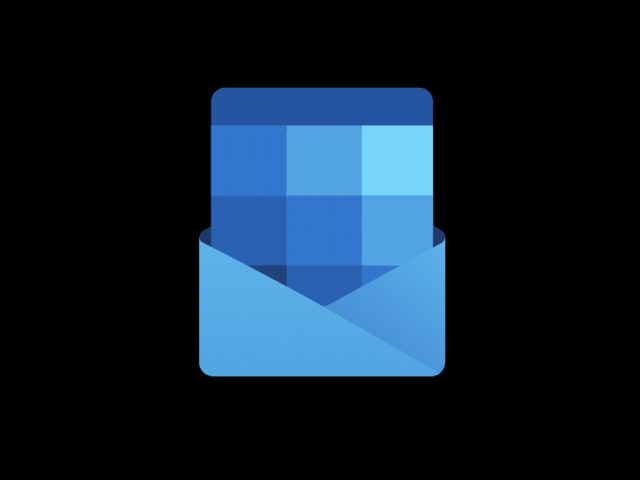 Microsoft Outlook dark mode icon