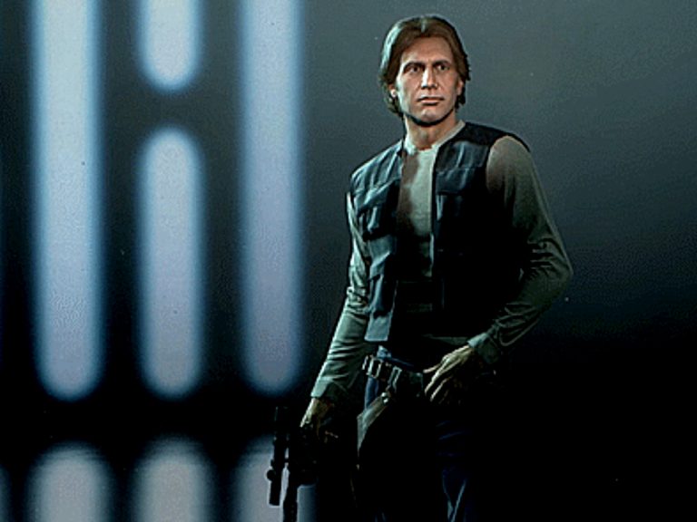 Han Solo skin in Star Wars Battlefront II video game on Xbox One