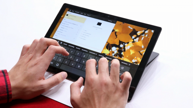 Surface pro 7 touch keyboard