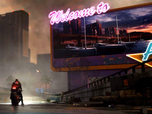 Cyberpunk 2077 video game on Xbox One and Xbox Series X