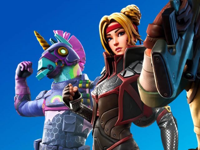 Fortnite video game on Xbox One and Windows 10