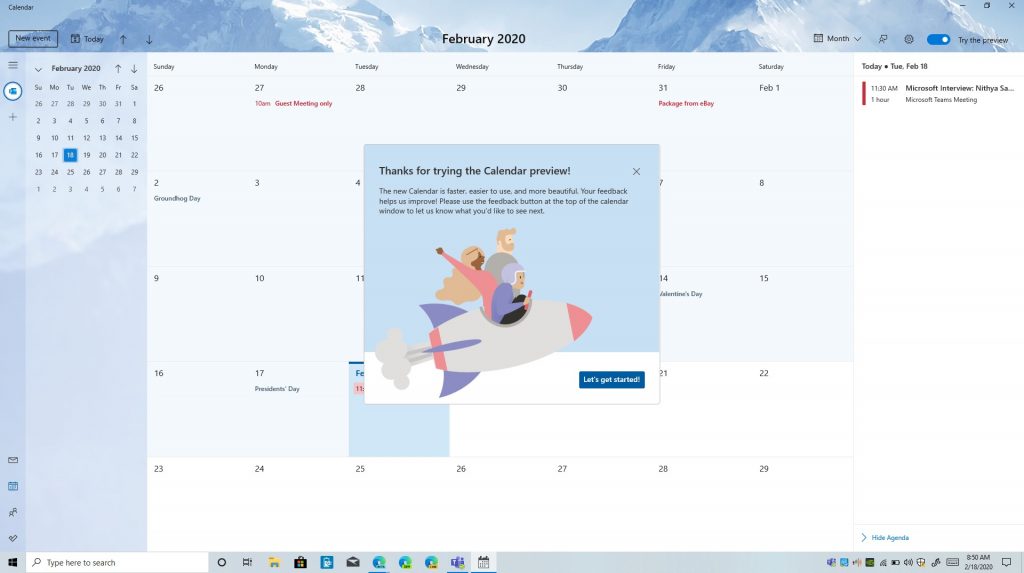 Hands on with the improved Windows 10 Calendar app This is how it