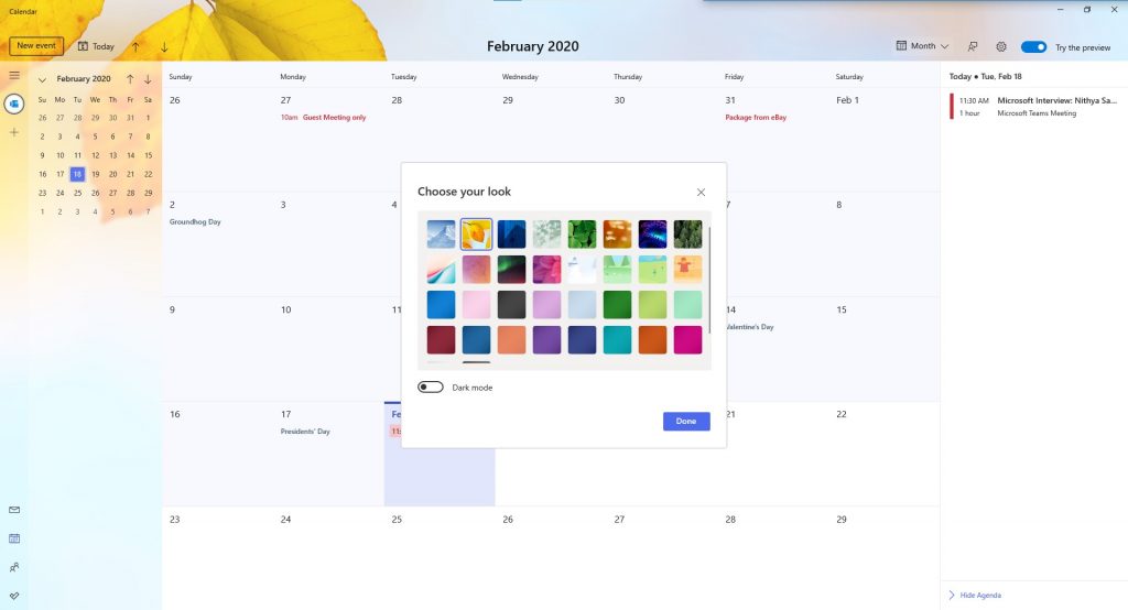 desktop calendar maker for windows 10 download