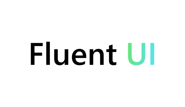 FluentUI wordmark space onwhite lg 1x