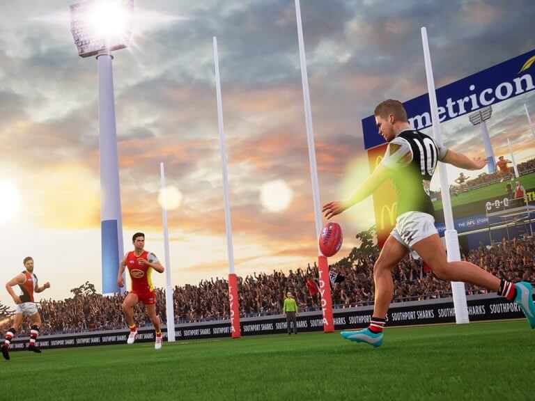 AFL Evolution 2 video game on Xbox One