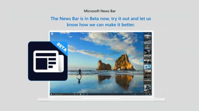 Windows 10 News Bar Beta