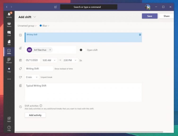 How to use shifts in microsoft teams to manage work hours schedules