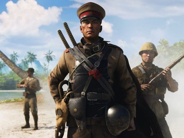 Battlefield V video game on Xbox One consoles