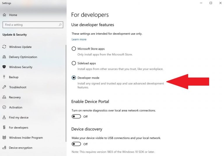 How to install Dell Mobile Connect on Windows 10