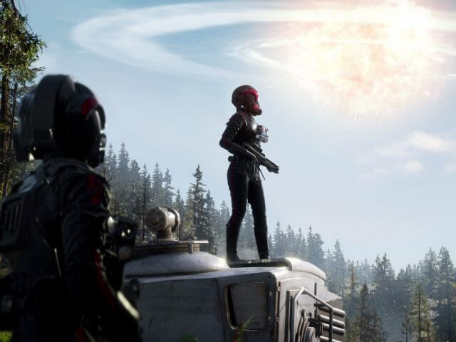 Iden Versio in Star Wars Battlefront II video game on Xbox One