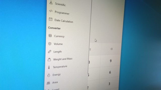 Calculator on Windows 10