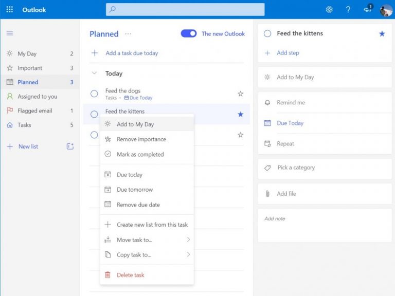 How to use To Do in Outlook with Microsoft 365 for your productivity ...