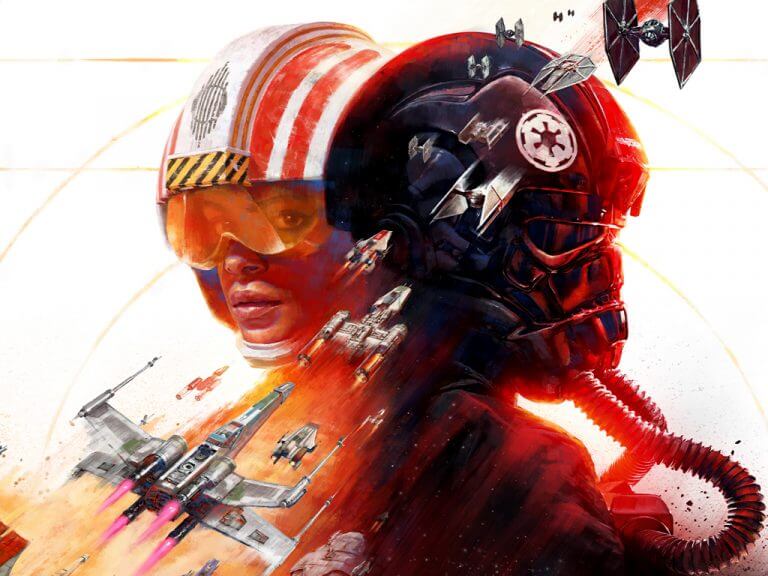 Star Wars Squadrons video game on Xbox One.