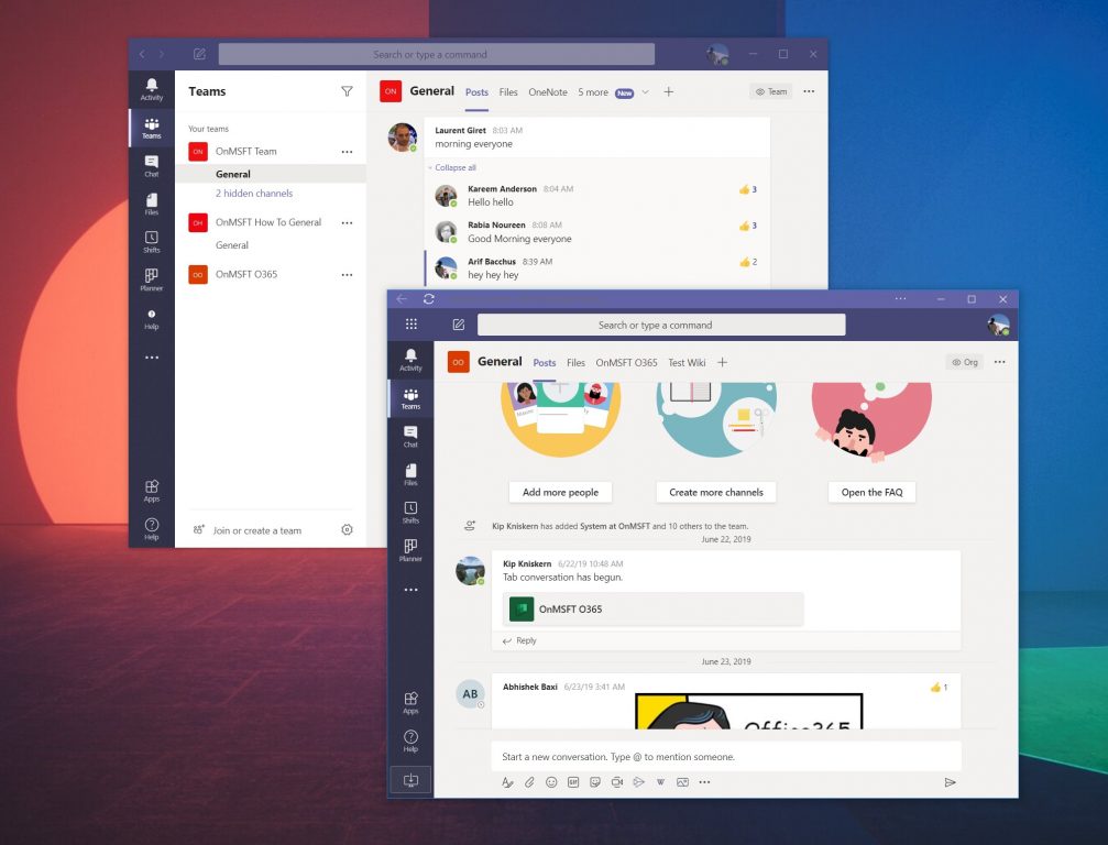 microsoft teams app notifications