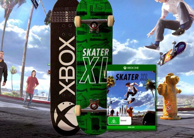 Slater XL Xbox skateboard.