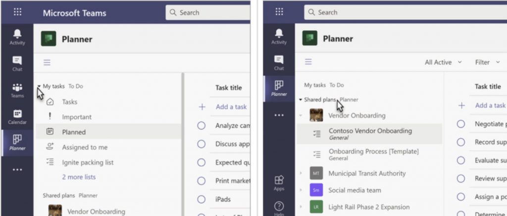 microsoft teams tasks