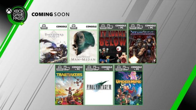 Xbox Game Pass august 2020 Update