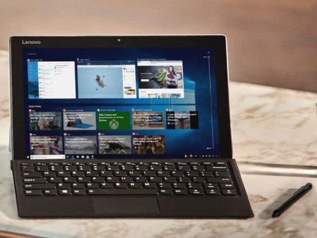 Windows 10 Lenovo tablet
