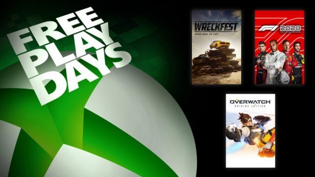 Xbox Free Play Days August 20 2020
