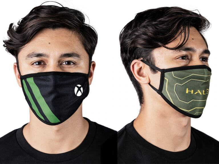 Xbox and Halo masks.