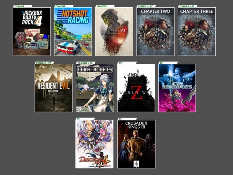 Xbox Game Pass September 2020 Update