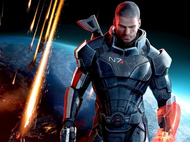 Mass Effect 3 video game on Xbox One.