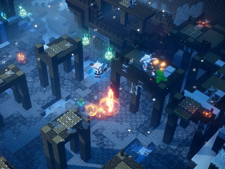 Minecraft Dungeons: Creeping Winter on Xbox One and Windows 10