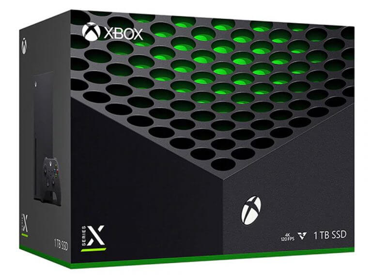 Xbox Series X box artwork.