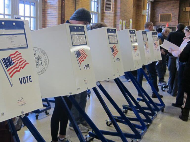 Electronic Voting Booth Cropped