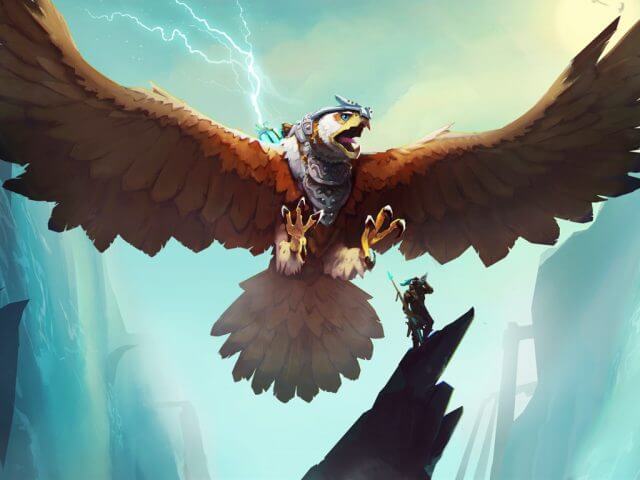The Falconeer video game on Xbox One and Xbox Series X