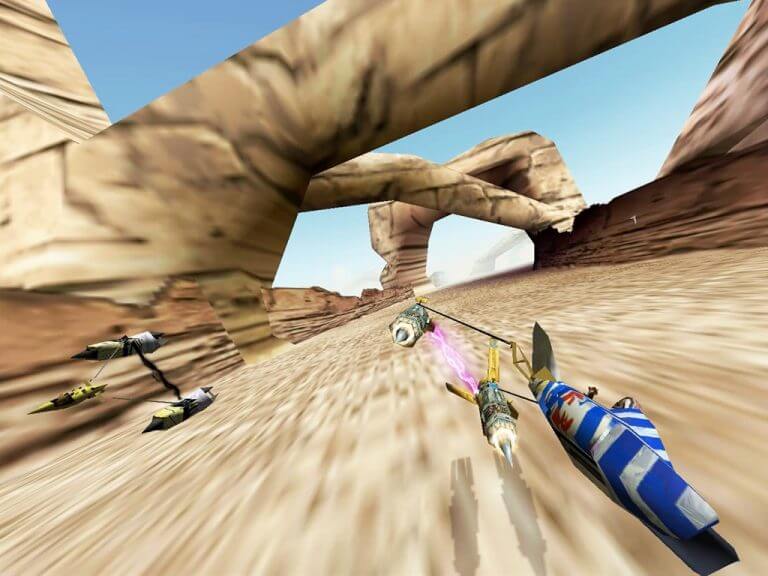 Star Wars Episode I Racer video game on Xbox One and Xbox Series X