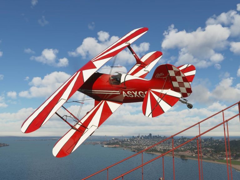 Microsoft Flight Simulator video game on Windows and Xbox Series X
