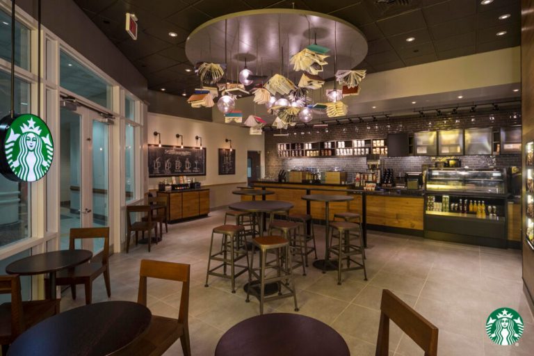 Starbucks Virtual Backgrounds Flying Books George Mason University 1024x683 1