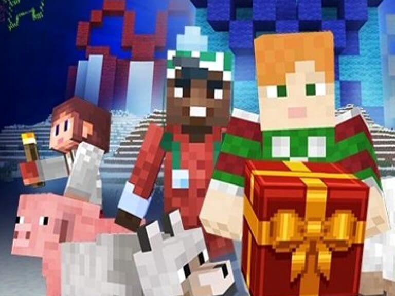 Minecraft Christmas skins