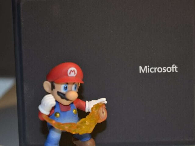 Mario Microsoft Logo