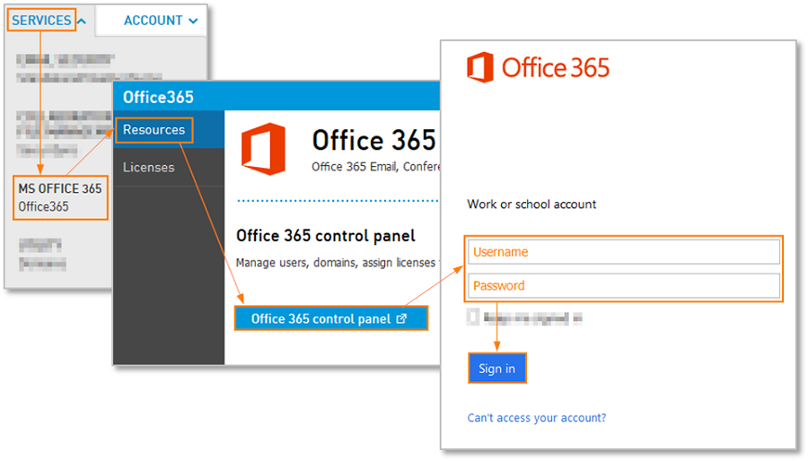 microsoft office account