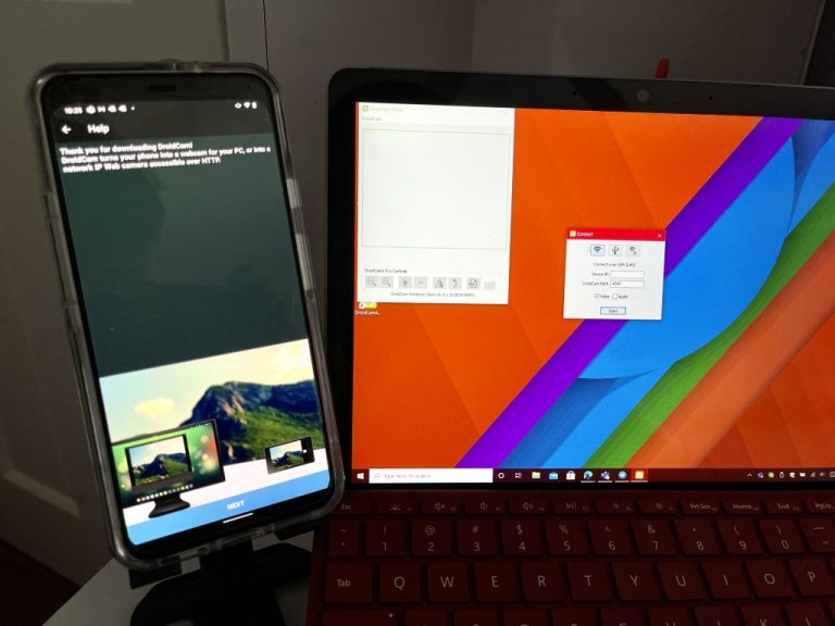 How to use your Android phone as a webcam for your PC