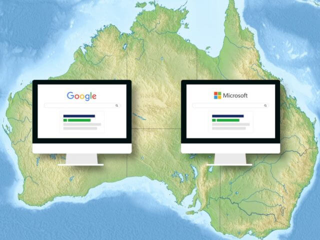 Google v. Bing Australia cropped