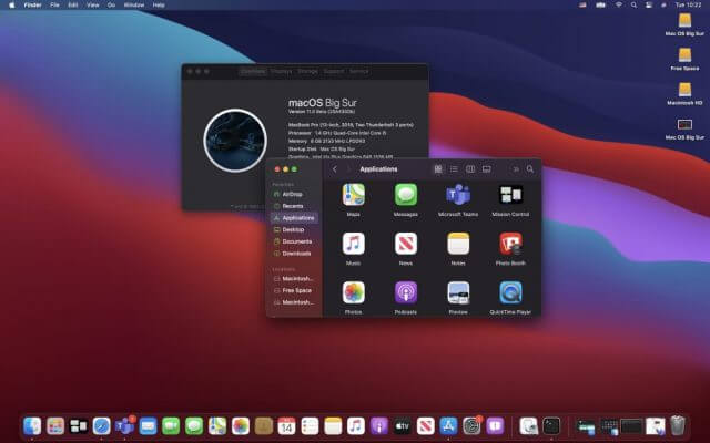 Mac OS Big Sur Apple Beta