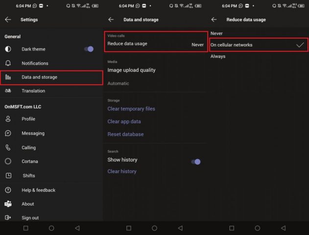 how to enable call option in teams